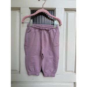 Hanna Andersson‎ Baby Sweatpants Joggers Pink Elastic Waist Size 12-18 Months